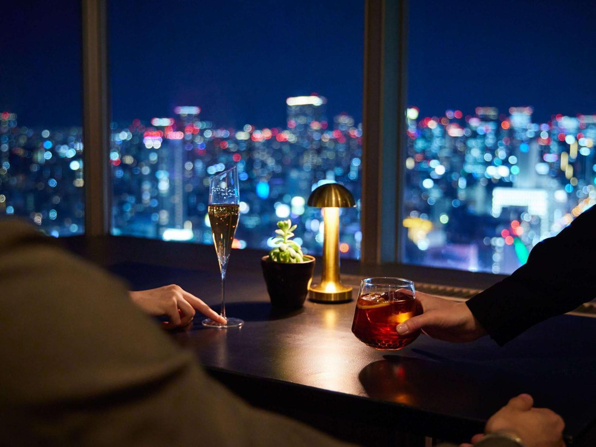 Swissotel Nankai Osaka Exteriör bild Sky Bar